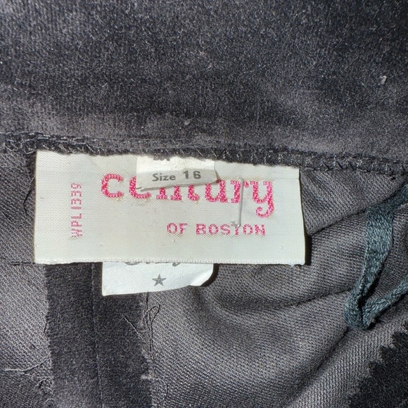 Vintage 1960s Century of Boston Stunning Black Maxi Skirt Womens SZ 16 - Picture 6 of 8